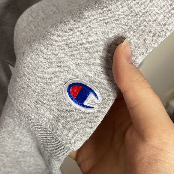 Champion Classic Crewneck fleece sweatshirt in Oxford grey size M - Picture 7 of 13